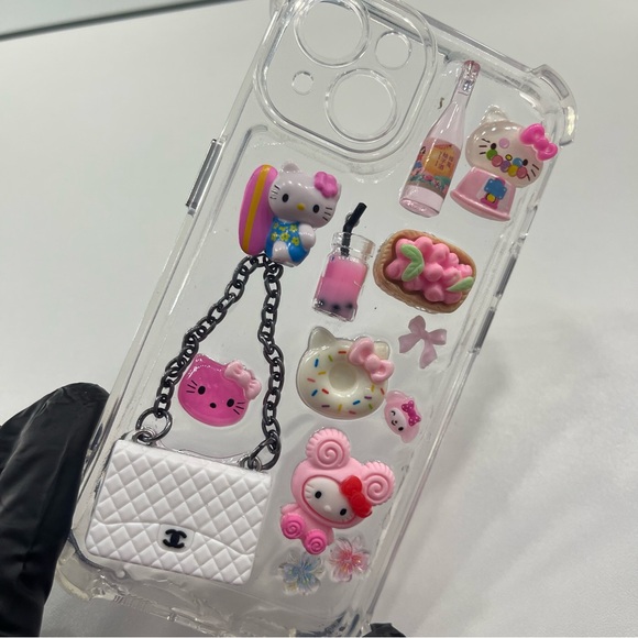 Kawaii Hello Kitty Junk Phone Case iPhone 14. 🫧🎀🍱🍡 - Picture 4 of 5
